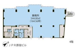 JPR原宿ビル 4階 間取り図