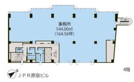JPR原宿ビル 8階 間取り図