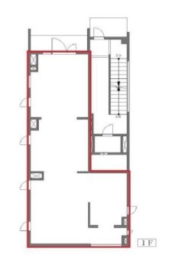 永興ビル(店舗・事務所・SOHO) 1階 間取り図