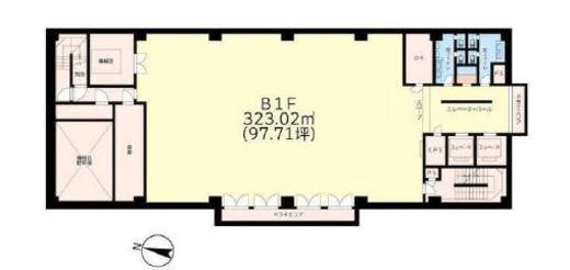 光文恒産ビル 地下1階 間取り図