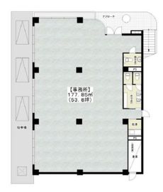 ボヌール青山(事務所) 1階 間取り図