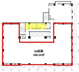 成信ビル 8階a 間取り図