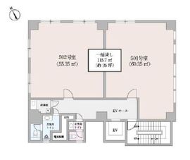 東京菓子協会ビル 5階 間取り図