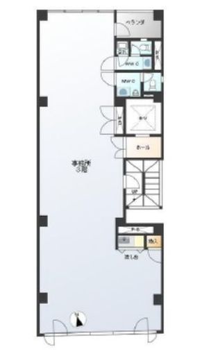 岡田ビル(浅草橋) 3階 間取り図