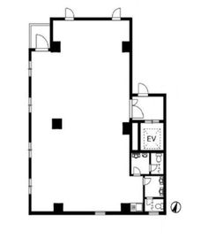 小高ビル(北参道) 3階 間取り図