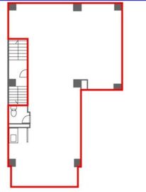 中林ビル(淡路町) 2階 間取り図