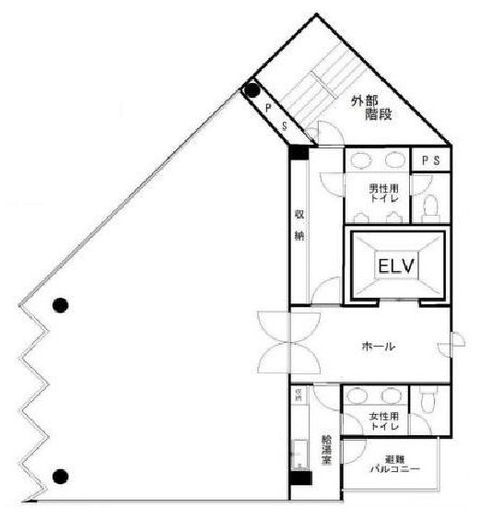 JESCO赤坂表町ビル (旧：ASOビルディング) 6階 間取り図