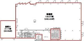 外苑オフィス 1階 間取り図