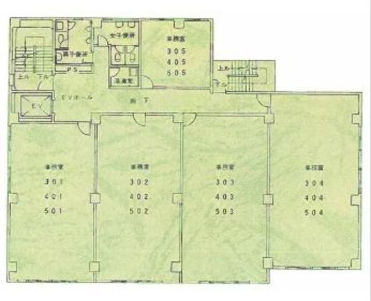 いちご聖坂ビル 7階 間取り図