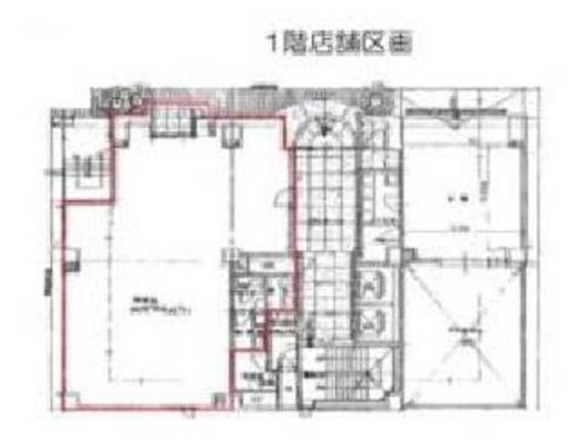 いちご高田馬場ビル 1階 間取り図