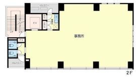 サンライズ長井ビル 2階 間取り図