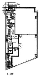 VPO京橋宝町 9階 間取り図