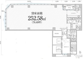 PMO八丁堀Ⅴ 9階 間取り図