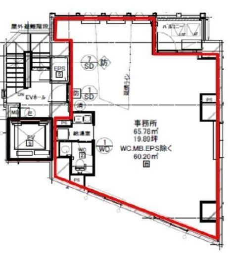 金松堂ビル 4階 間取り図