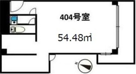 ニュー千駄ヶ谷マンション 404 間取り図