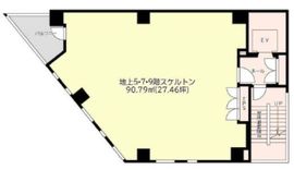 第二雨宮ビル 9階 間取り図
