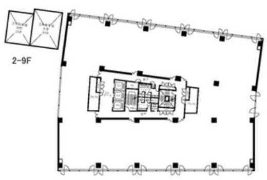 NBF高輪ビル 505 間取り図