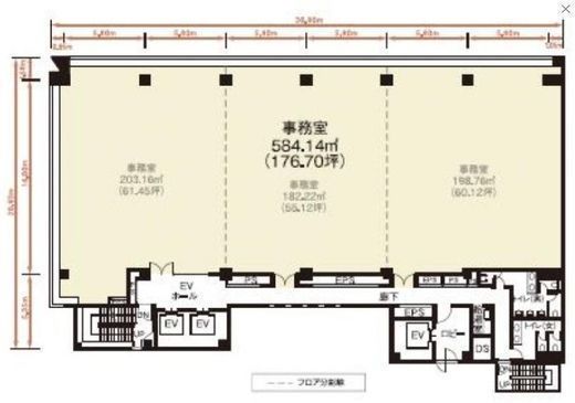 NBF東銀座スクエア 701 間取り図