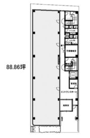 三井花桐ビル 101 間取り図