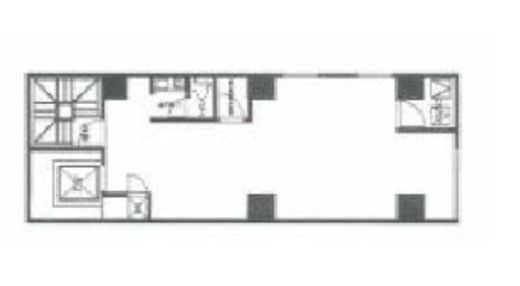 銀座NHビル(店舗・事務所) 3階 間取り図