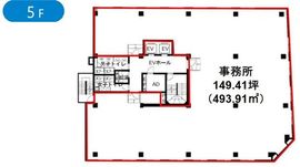 ダヴィンチ小川町 5階 間取り図