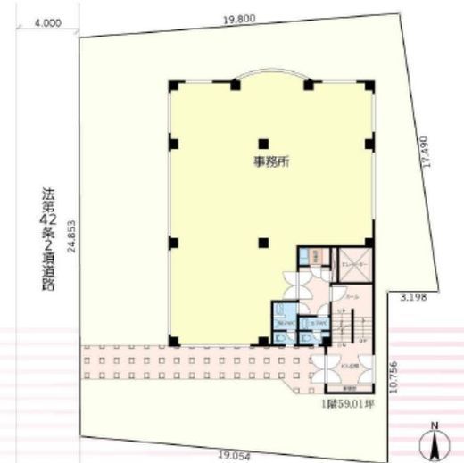 彰文ビル 1階 間取り図