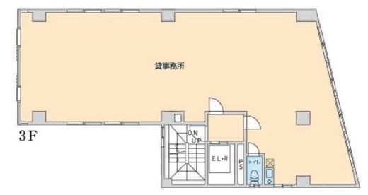 ブルックライズ東京 3階 間取り図
