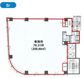 内神田OSビル 5階 間取り図