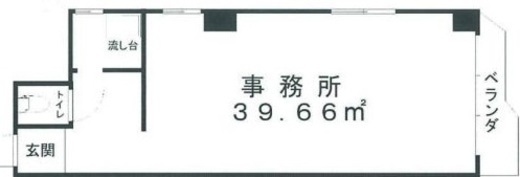 ミサワビル 603 間取り図