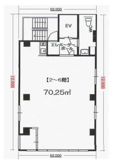グラニート丸絖ビル 4階 間取り図