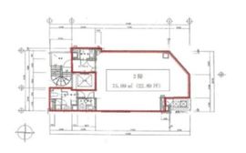 東京リアル岩本町ビル 2階 間取り図