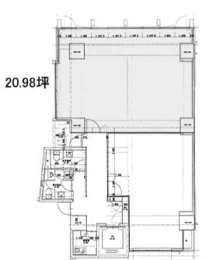 エムズビル 8階1 間取り図