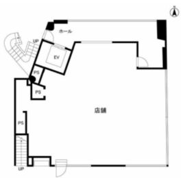 ランドコム麻布台 1階 間取り図