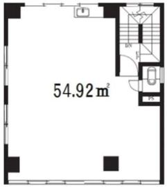 古室ビル 2階A 間取り図