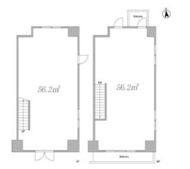ラクラス麻布十番(店舗) 0002 間取り図