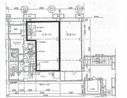 アイム白金高輪(店舗) 1階 間取り図