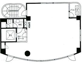 東神田サンコービル 3階 間取り図