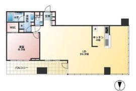 東京タイムズタワー(SOHO) 26階 間取り図