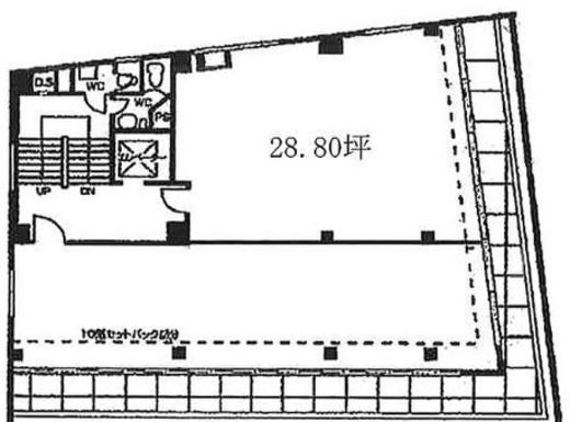銀友ビル 9階 間取り図