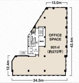 興和二番町ビル 4階 間取り図