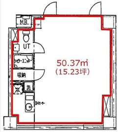 レジディア渋谷(店舗) B1階 間取り図