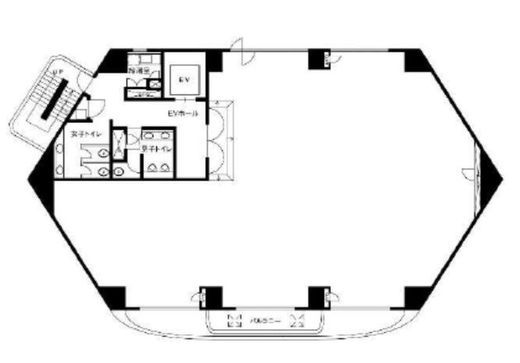 インターパーク代々木 5階 間取り図