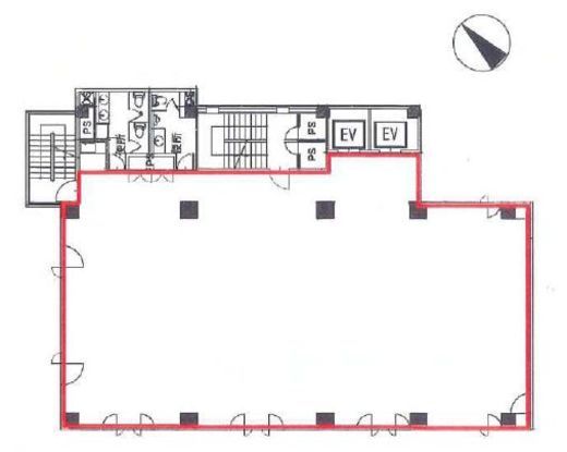 ヒューリック渋谷二丁目ビル 5階 間取り図