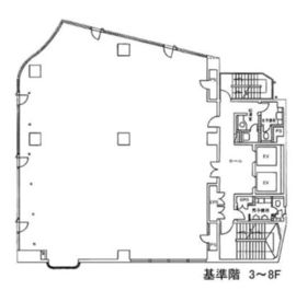 高田馬場216ビル 501 間取り図