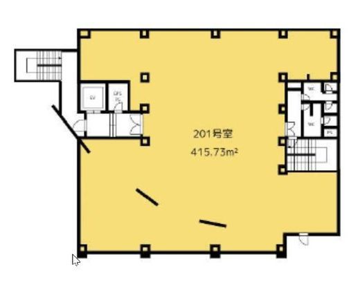 Flos幡ヶ谷 201 間取り図