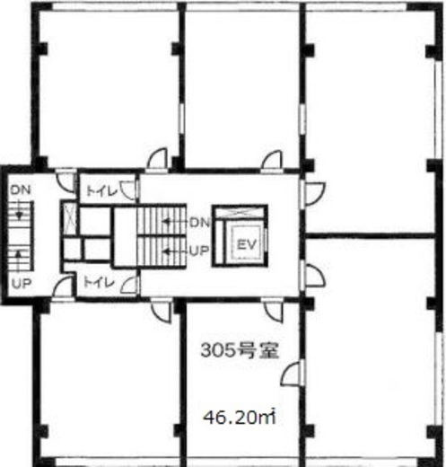 新代々木ビル 305 間取り図