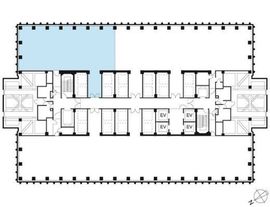 新宿野村ビル 14階西15-22 間取り図