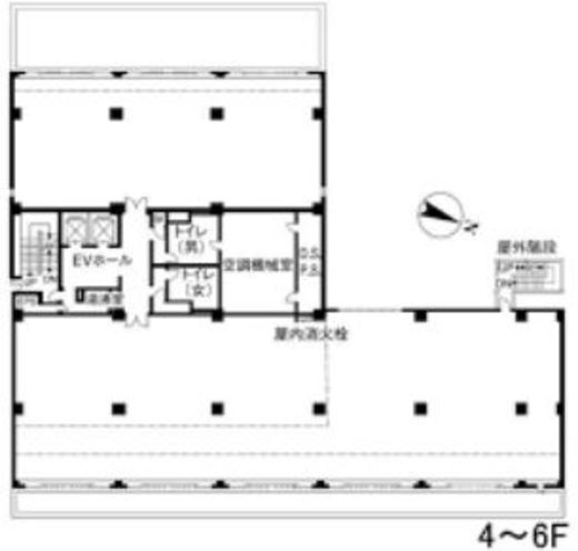 赤坂中川ビル 501 間取り図