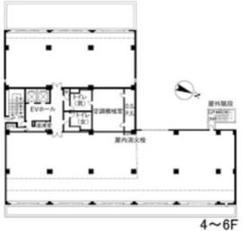 赤坂中川ビル 501 間取り図