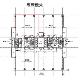 ピアシティ芝浦ビル 9階西中側 間取り図